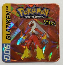 POKEMON Advanced Staks - Panini 2003 / n. 006 BLAZIKEN / Carta Magnetica