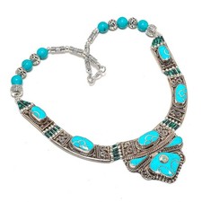 Collana con pietre - , preziose