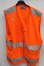Payper Gilet Alta Visibilità Barre Riflettenti Tg L Colore Arancione Fluo