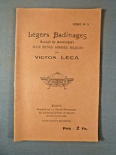Antico Libro 1930 Leggeri