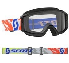MASCHERA MASCHERINA BAMBINO CROSS SCOTT GOGGLE PRIMAL YOUTH NERO TRASPARENTE