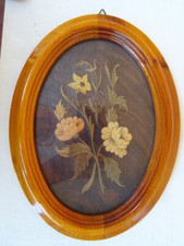 Ovale Da Appendere Intarsio Sorrentino - Sorrento Fiori