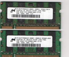Kit 4 GB 2x 2 GB memoria HP