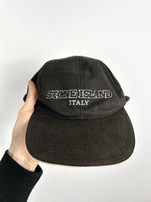 Brown Stone Island Vintage Visor Cap