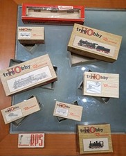 Rivarossi 1/80 anni 50/60 Lotto N°9 scatole VUOTE per locomotive carri accessori