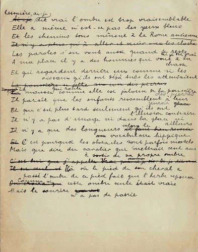 André breton manoscritto - breton,