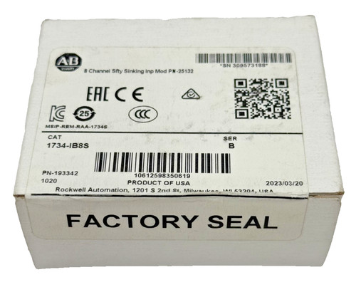 Allen bradley 1734 ib8s b - 1734-ib8s, /b