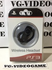 WIRELESS HEADSET, SONY ORIGINALI, PLAYSTATION 3, NUOVO