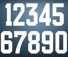 NUMERI PER MAGLIA CALCIO ANNI 70 BIANCO MATCH WORN ISSUED SHIRT BRASILE 74