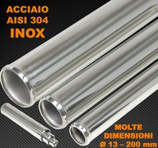 1m TUBO ACCIAIO Lucido INOX
