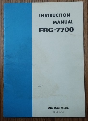 Yaesu frg 7700 ricevitore - frg-7700,