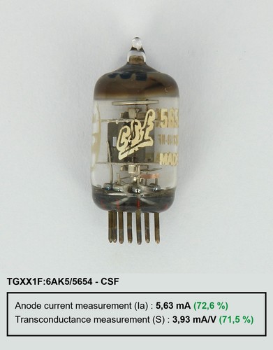 Tubo vintage csf - vintage, 6ak5w