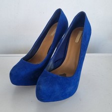 Décolleté scamosciate blu - décolleté,