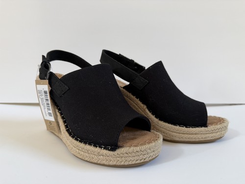 Sandali oxford neri toms - toms, donna