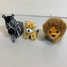 3 Peluche Trudini Zebra Leone