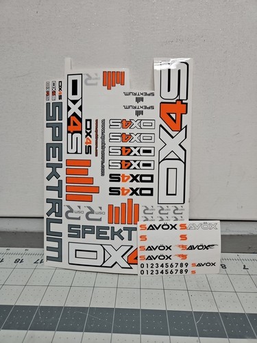Spektrum dx4r decal - dx4r,
