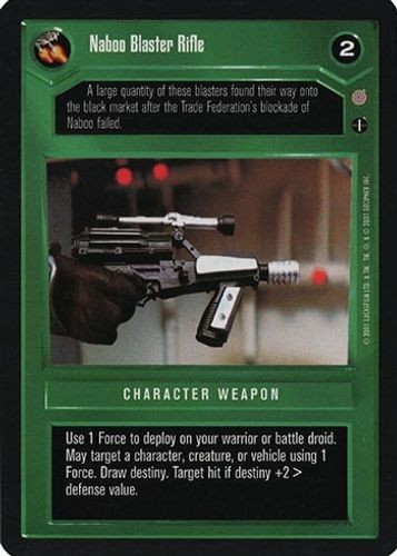 Naboo blaster rifle - blaster,