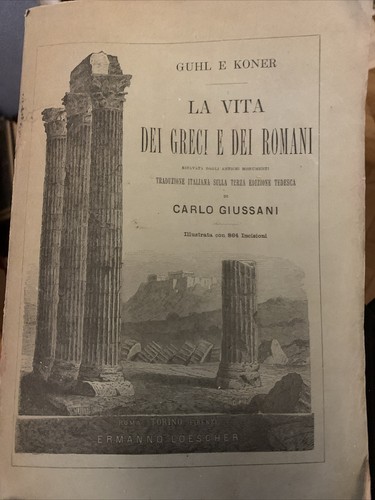 Vita dei greci romani - vita,