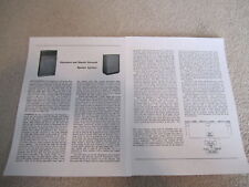 Klipsch Klipschorn, recensione Cornovaglia, test completo, 2 pgs