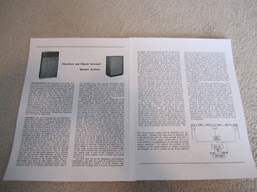 Klipsch klipschorn recensione - klipsch,