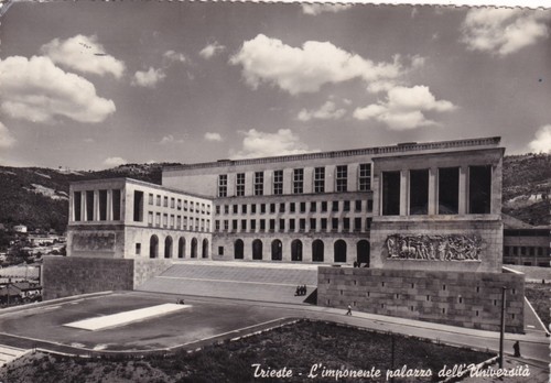 Cartolina trieste palazzo - cartolina, ,palazzo
