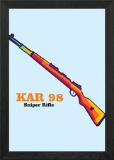 Kar 98 in WPAP poster arte da