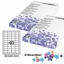 Etichetta Adesiva Bianca 100Fg