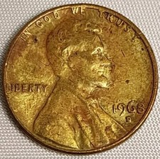 Moneta da un centesimo 1968 D