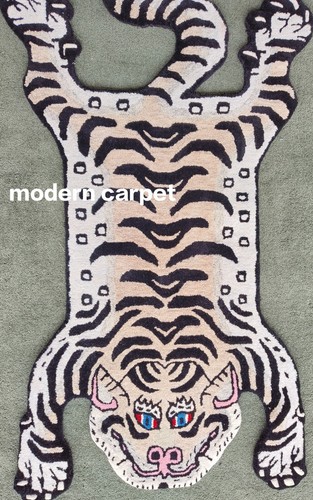 Tappeto tigre tibetana crema - tappeto,