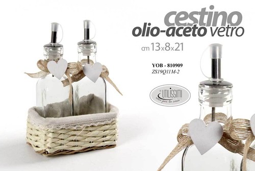 Oliera bottiglia cuore - oliera,