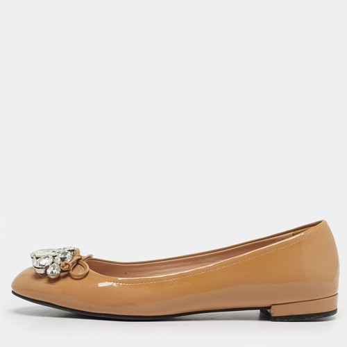 Ballerine miu beige - beige, in