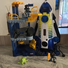 Fisher Price Stazione Spaziale Imaginext Space Shuttle Tower Launch 2008 Mattel