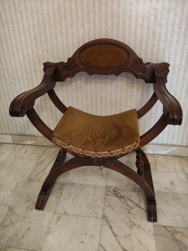 Sedia savonarola legno - sedia, in