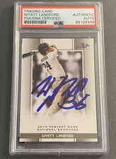 Wyatt Langford Signed 2019