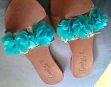 Ciabatte in vero cuoio n.38