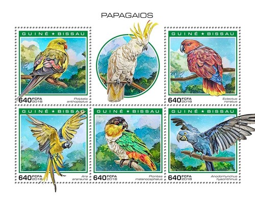 Francobolli pappagalli mnh - pappagalli,