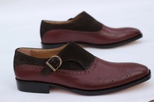 Scarpe da monaco uomo Oxford