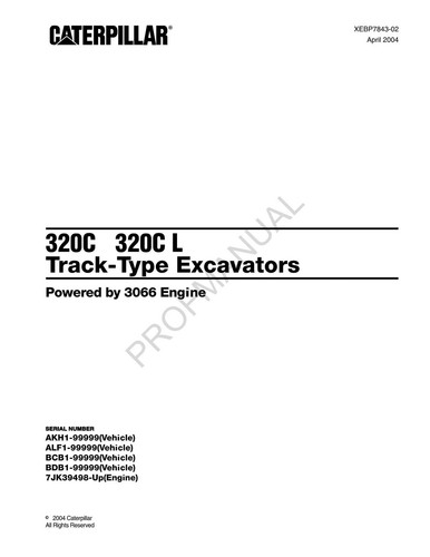 Catalogo ricambi escavatore