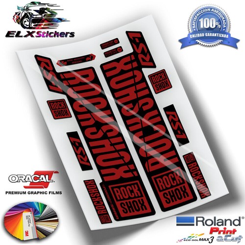 Adesivi forcella mtb rockshox - adesivi,