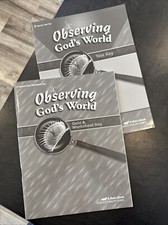 Abeka Science Observing Gods