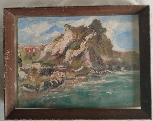 Quadro olio tavoletta - olio,