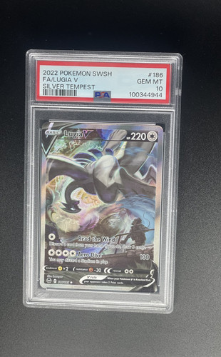 Pokemon 2022 lugia - v, 186/195