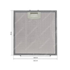 Filtro metallico alluminio 29 x 26,2 cm per Cappa Tecnowind Eletta 90 SPK5298