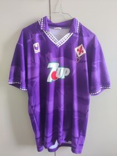 Fiorentina 1993-1994 Home Shirt Uhlsport Vintage Originale Jersey Serie A 7up