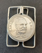 Pinza fermasoldi medaglia - fermasoldi, da