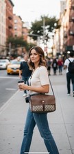 GUCCI GG Supreme Web Sherry
