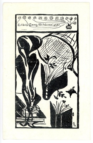 Exlibris emmy gildemeister - exlibris,