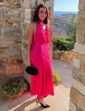 ZARA ABITO MIDI DONNA HALTER