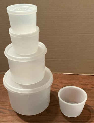 Tupperware small clear nesting - tupperware,