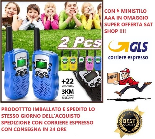 Walkie talkie pezzi baofeng - talkie, 2